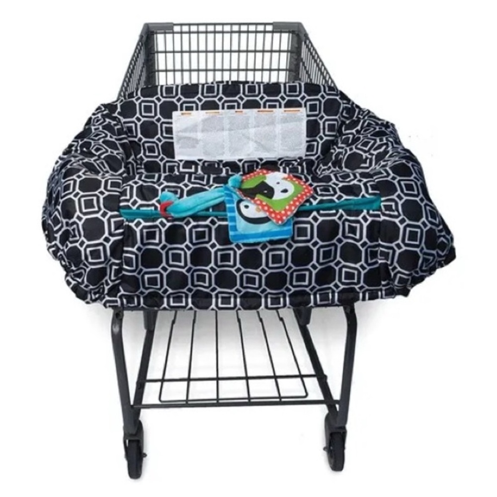 Boppy Shopping Cart and High Chair Cover 
Black & White Pattern